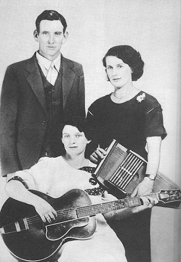 The Carter Family: A.P., Sara, and Maybelle Carter, promotional portrait